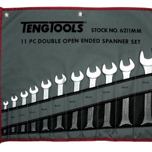 11 PIECE DOUBLE OPEN ENDED SPANNER SET