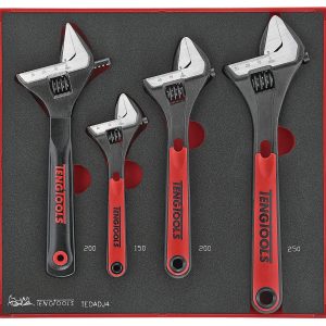 4 PIECE ADJUSTABLE WRENCH SET